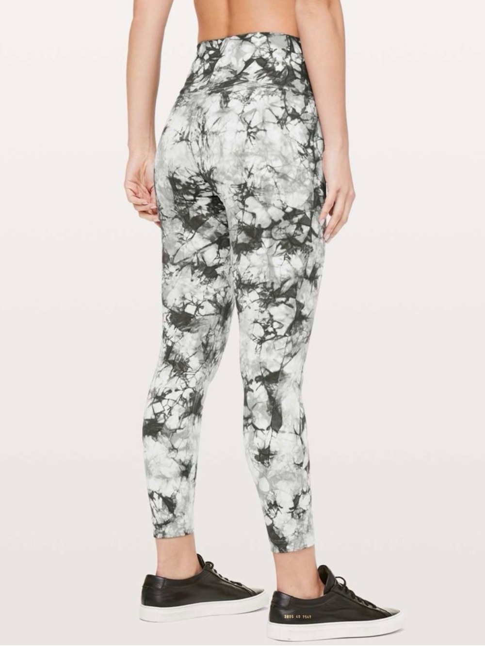 Lululemon Wunder Under HR 7/8 Tight *Dual Shibori Full-On Luxtreme 25" size 10 - Picture 3 of 6
